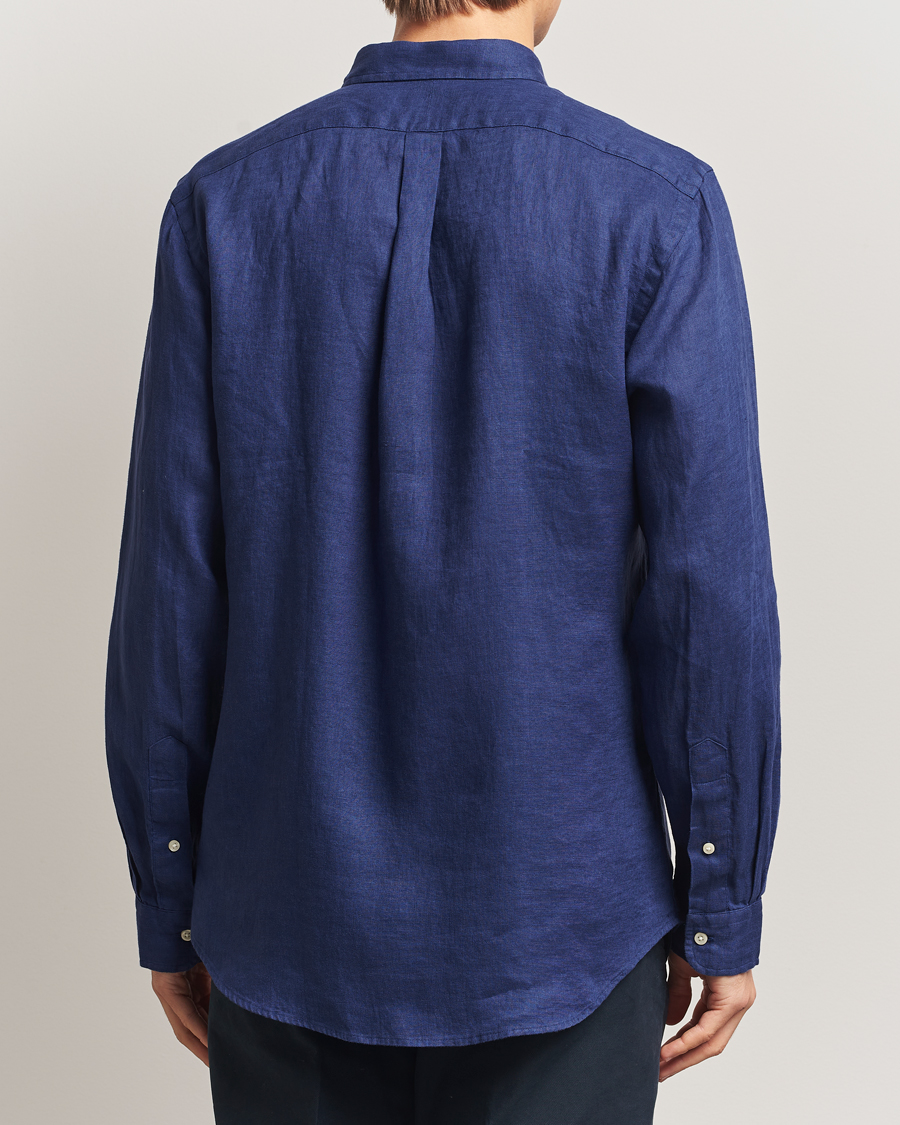 Hombres | Camisas | Polo Ralph Lauren | Slim Fit Linen Shirt Navy