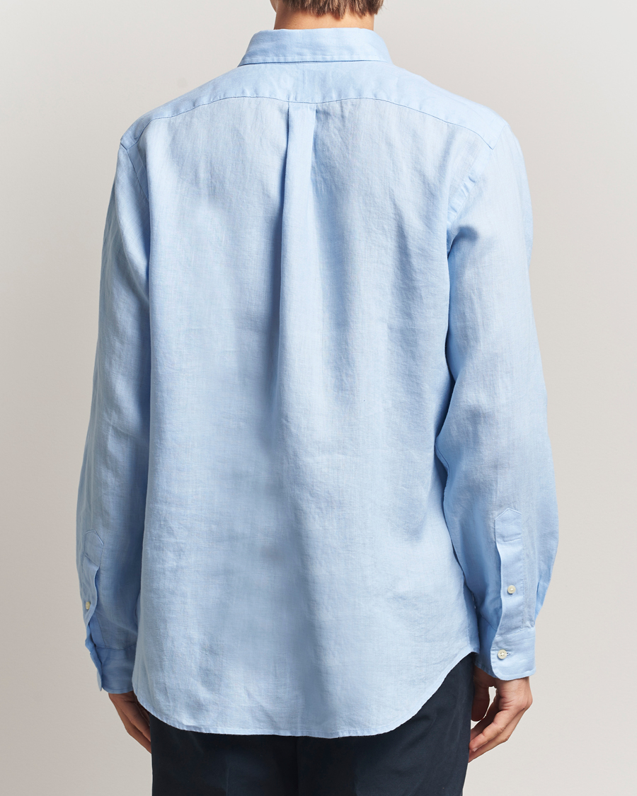 Hombres | Camisas | Polo Ralph Lauren | Custom Fit Linen Shirt Office Blue