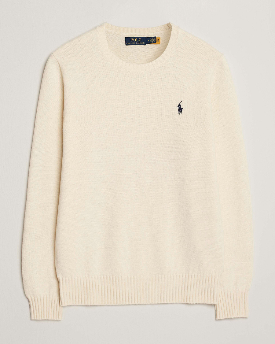 Hombres | Jerséis y prendas de punto | Polo Ralph Lauren | Wool/Cashmere Crew Neck Andover Cream