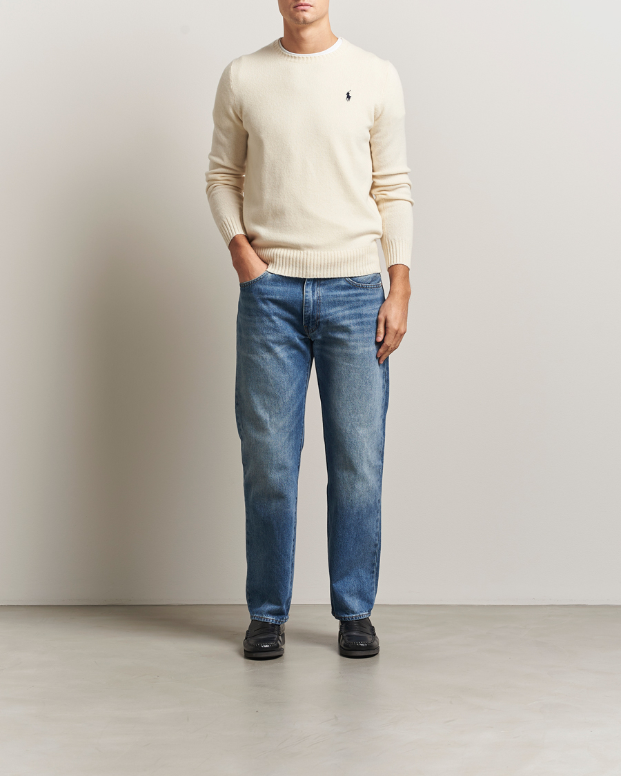 Hombres | Jerséis y prendas de punto | Polo Ralph Lauren | Wool/Cashmere Crew Neck Andover Cream
