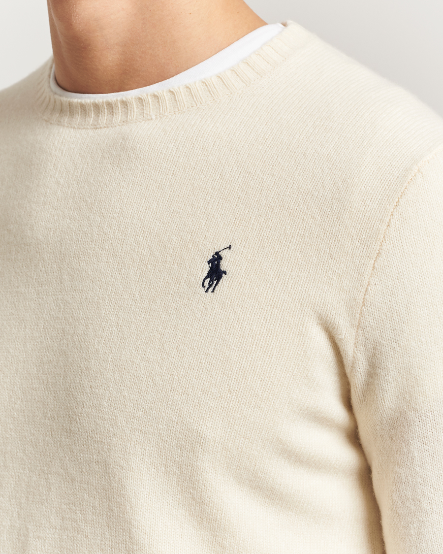 Hombres | Jerséis y prendas de punto | Polo Ralph Lauren | Wool/Cashmere Crew Neck Andover Cream