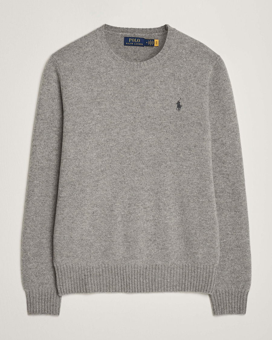 Hombres | Jerséis y prendas de punto | Polo Ralph Lauren | Wool/Cashmere Crew Neck Fawn Grey Heather