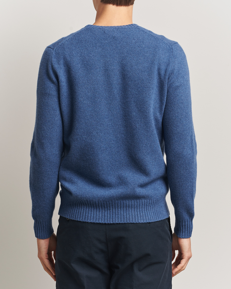 Hombres | Jerséis y prendas de punto | Polo Ralph Lauren | Wool/Cashmere Crew Neck Seasalt Blue Heather
