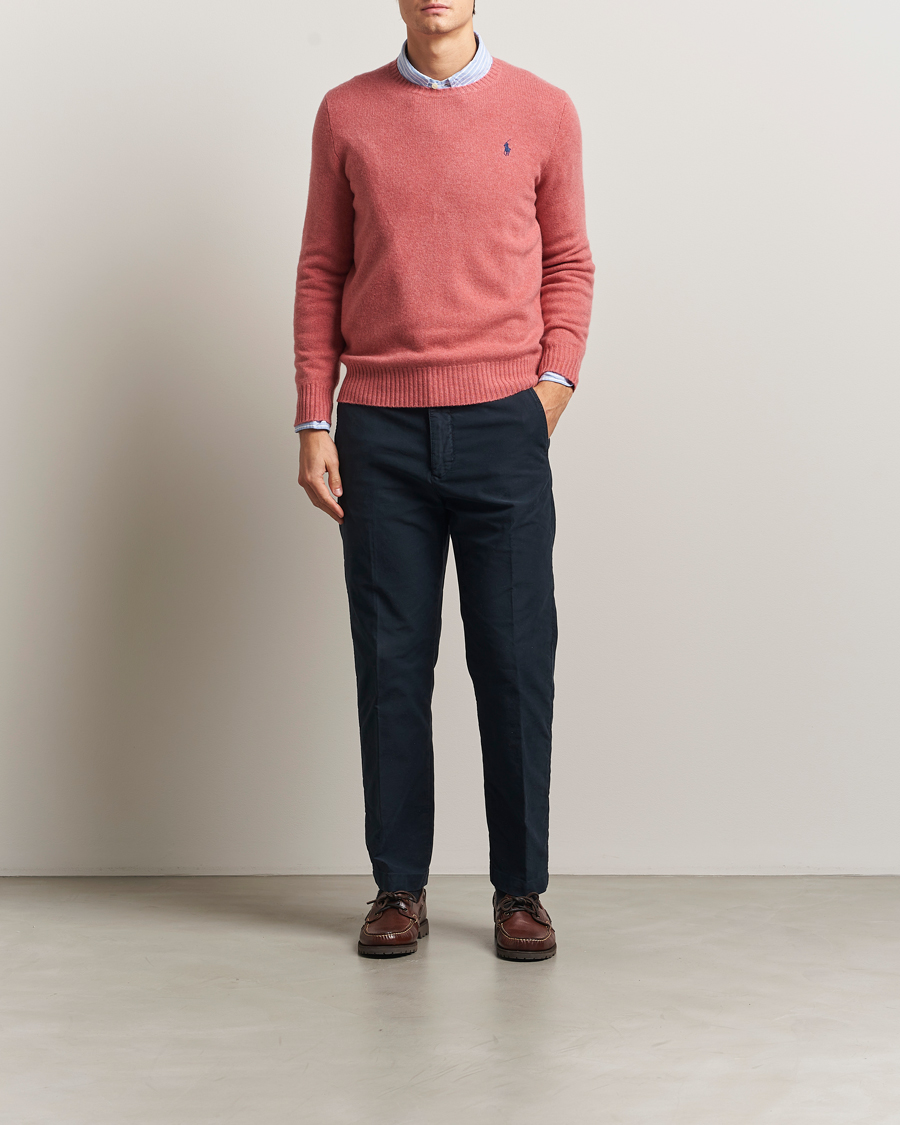 Hombres | Jerséis y prendas de punto | Polo Ralph Lauren | Wool/Cashmere Crew Neck Strawberry Gelato