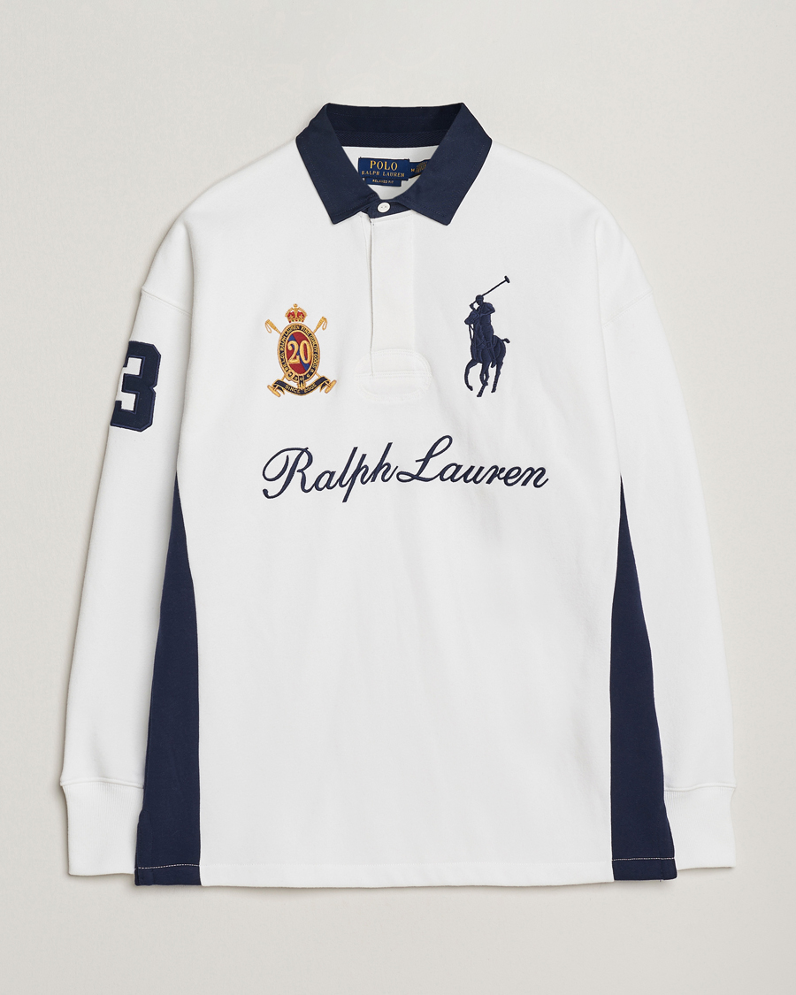 Hombres | Jerséis y prendas de punto | Polo Ralph Lauren | Big Pony Rugby Sweater White