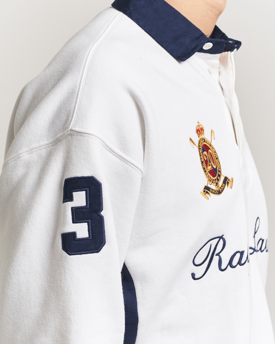 Hombres | Jerséis y prendas de punto | Polo Ralph Lauren | Big Pony Rugby Sweater White