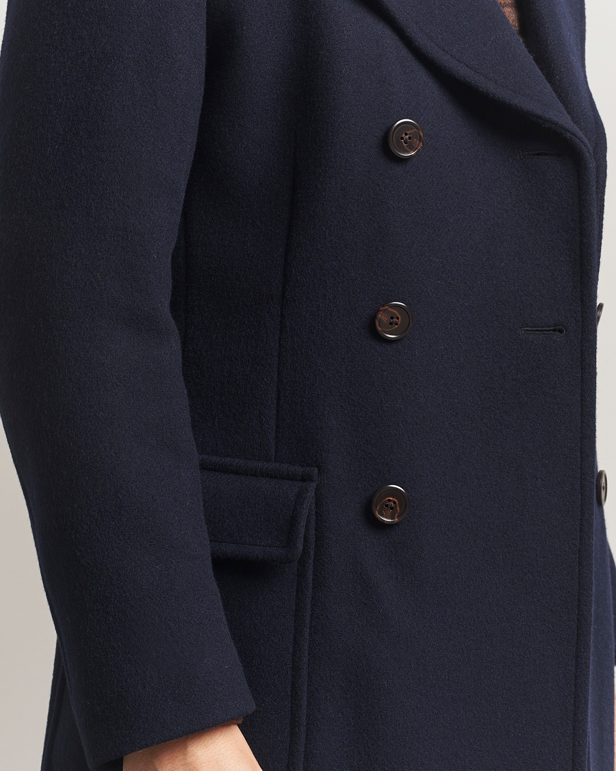 Hombres | Abrigos y chaquetas | Polo Ralph Lauren | Double Breasted Top Wool Coat Navy