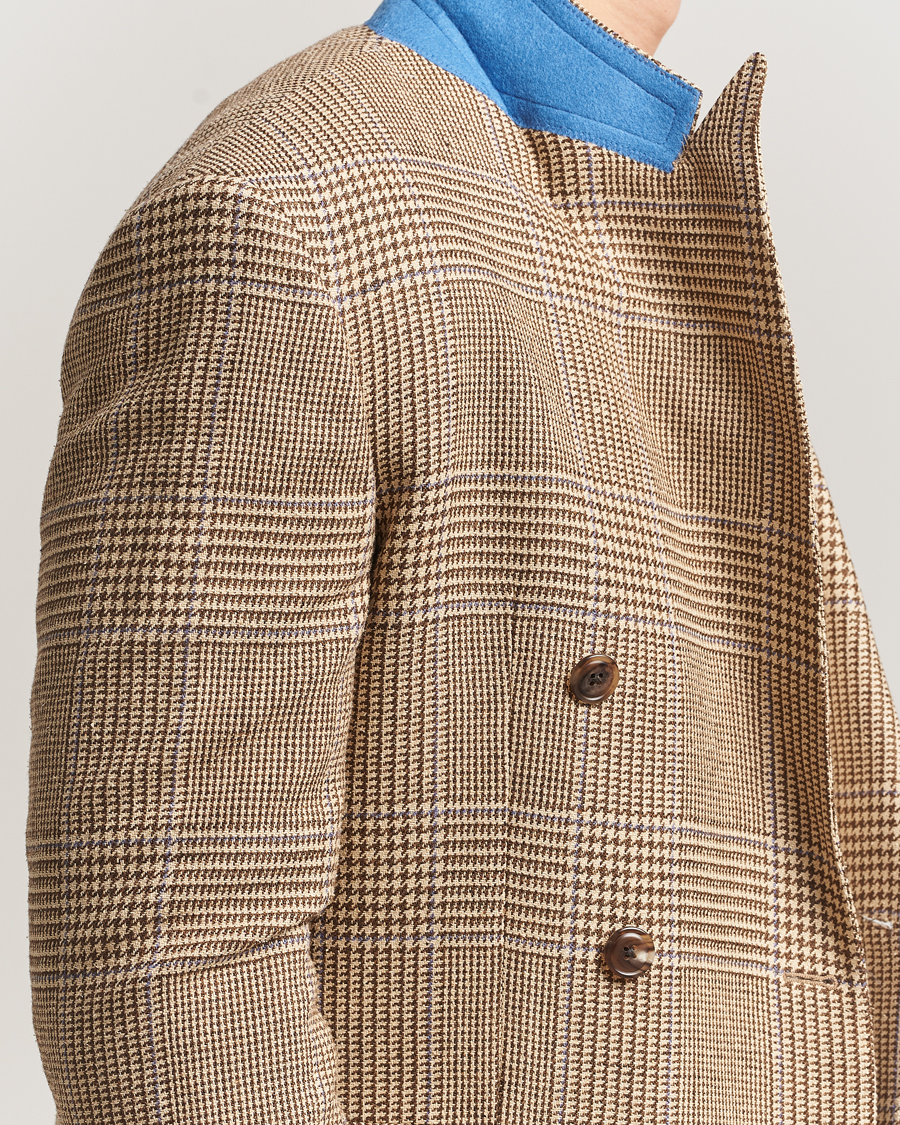 Hombres | Blazers | Polo Ralph Lauren | DB Wool Prince of Wales Blazer Sand/Brown