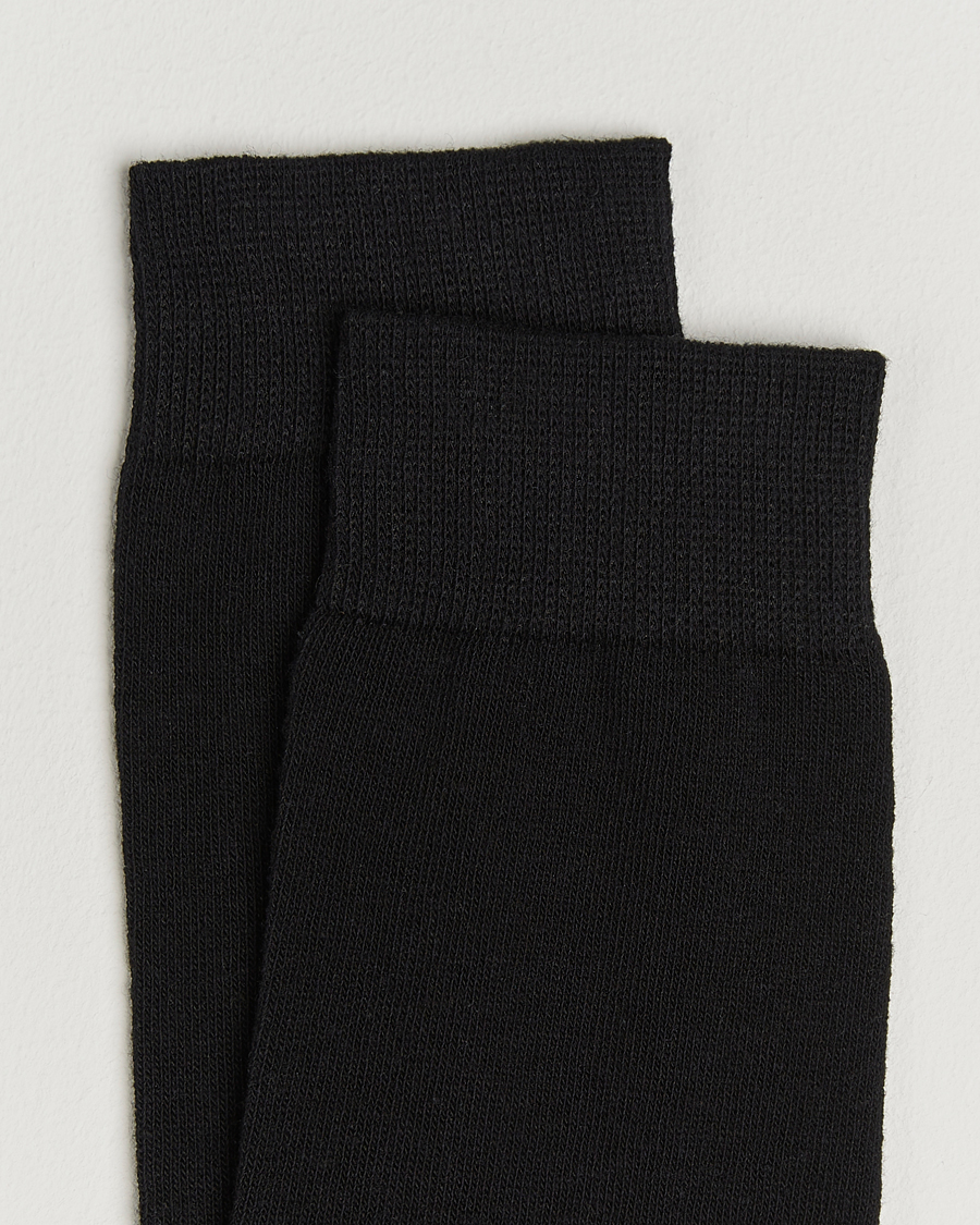 Hombres | Ropa interior y calcetines | Care with Carl | 10-Pack Solid Cotton Socks BLACK