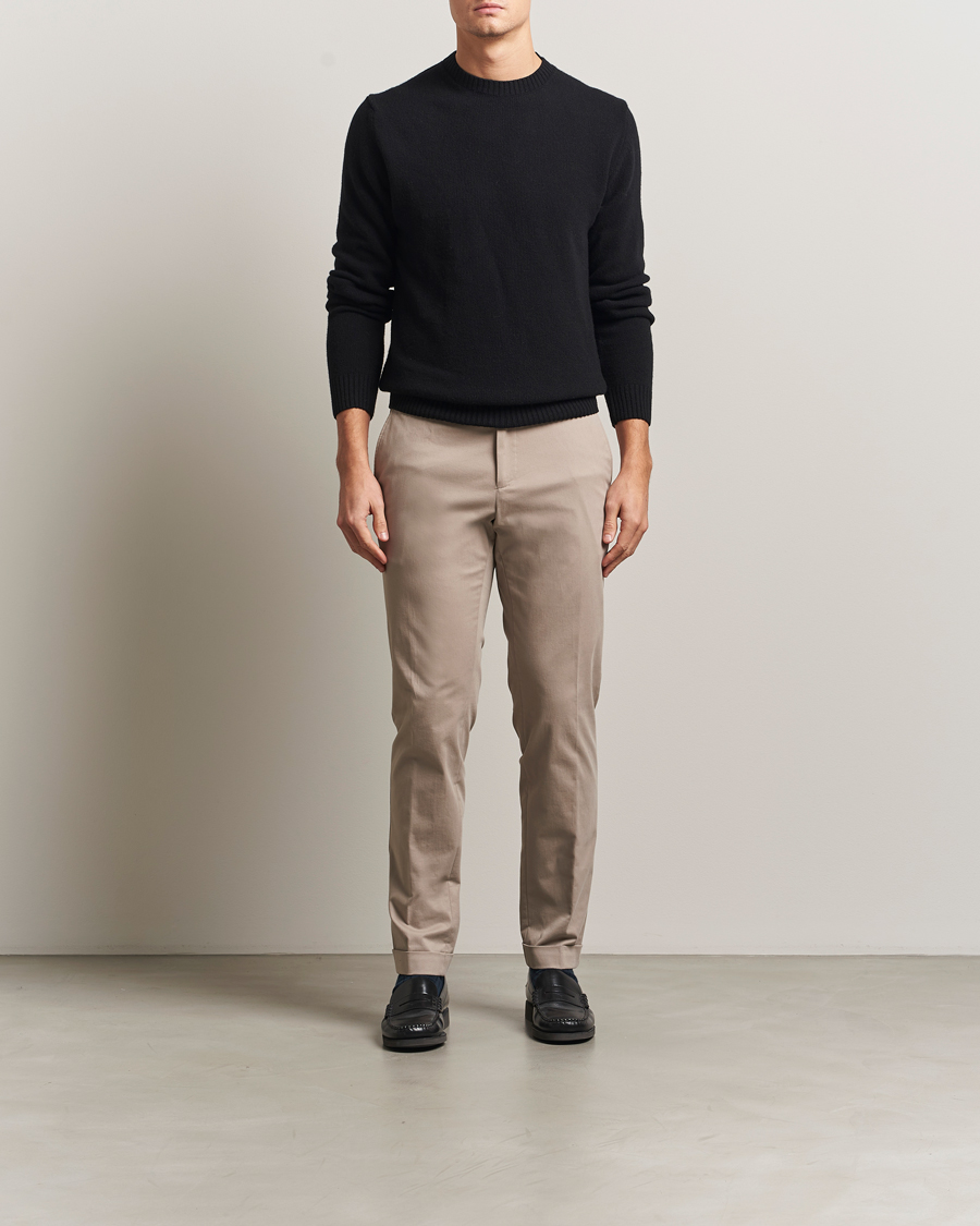 Hombres | Pantalones | BOSS BLACK | Genius Cotton Trousers Beige