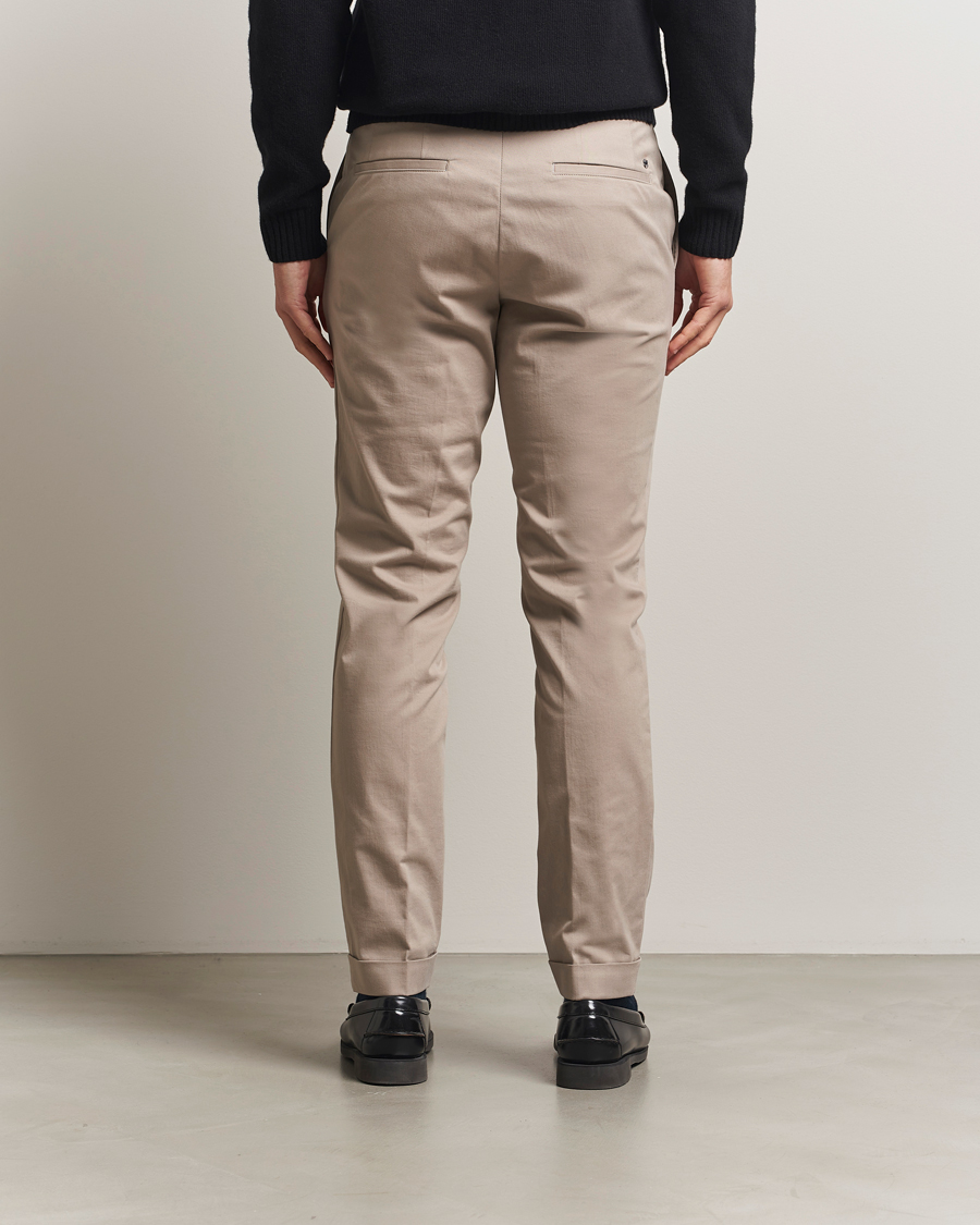 Hombres | Pantalones | BOSS BLACK | Genius Cotton Trousers Beige