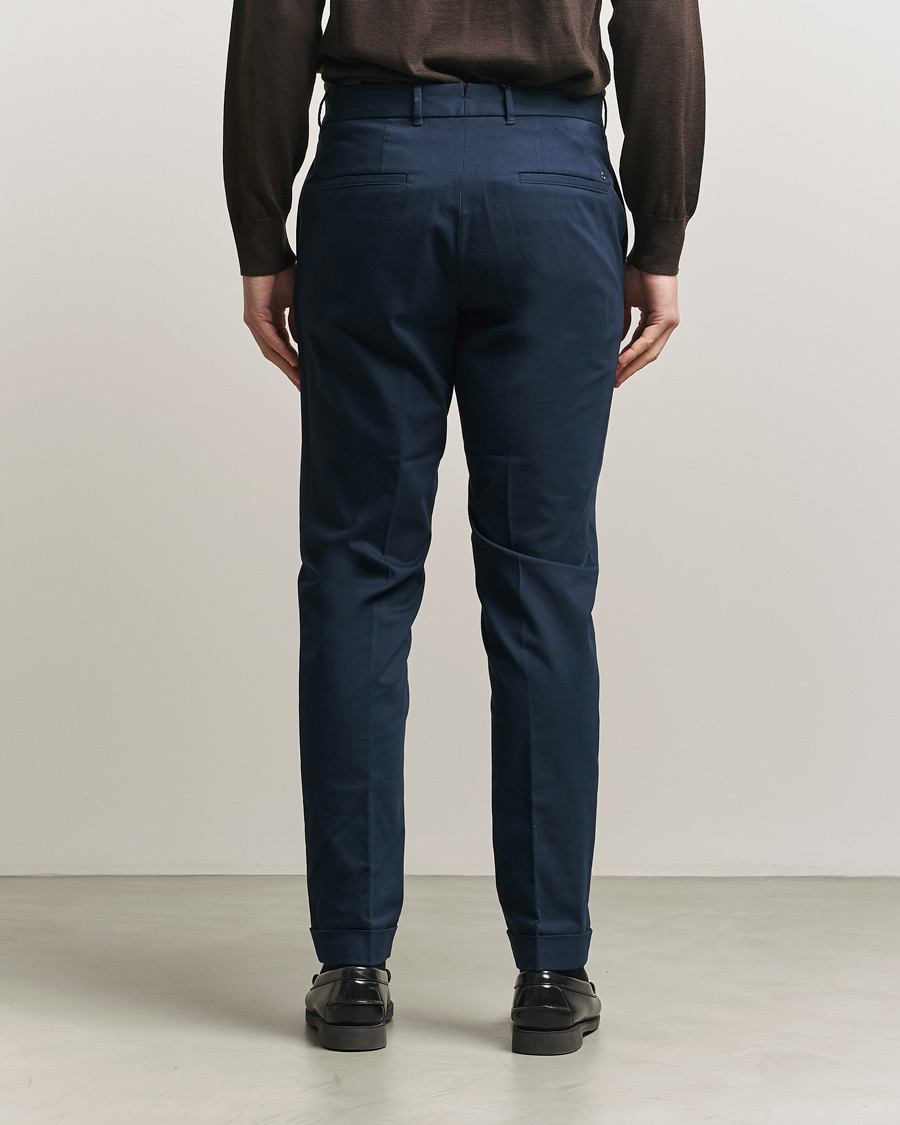 Hombres | Pantalones | BOSS BLACK | Genius Cotton Trousers Dark Blue