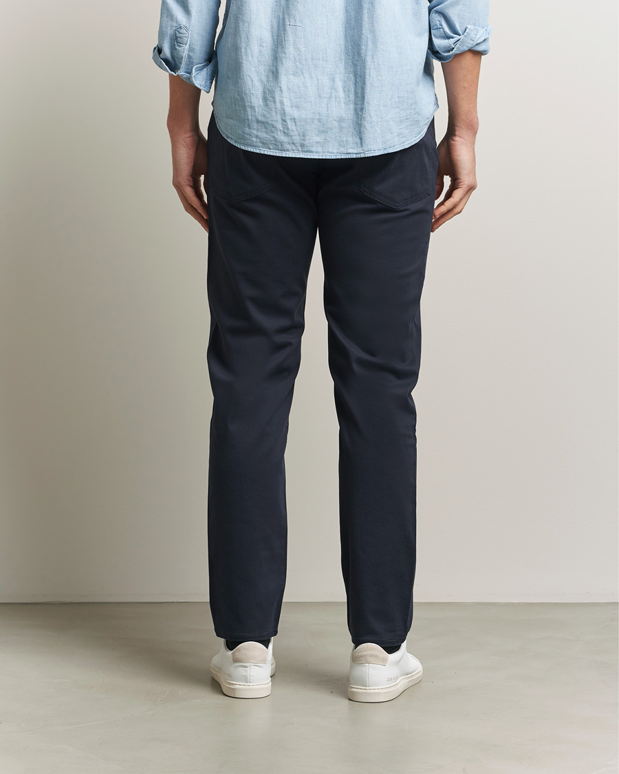 Hombres | Pantalones | BOSS BLACK | Re.Maine Cotton 5-Pocket Pants Dark Blue