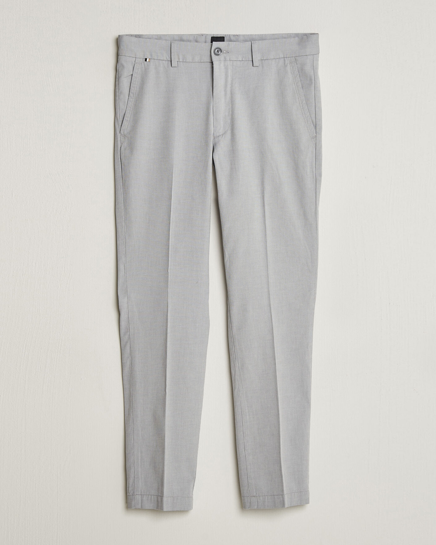 Hombres | Pantalones | BOSS BLACK | Kaiton Structured Chinos Silver