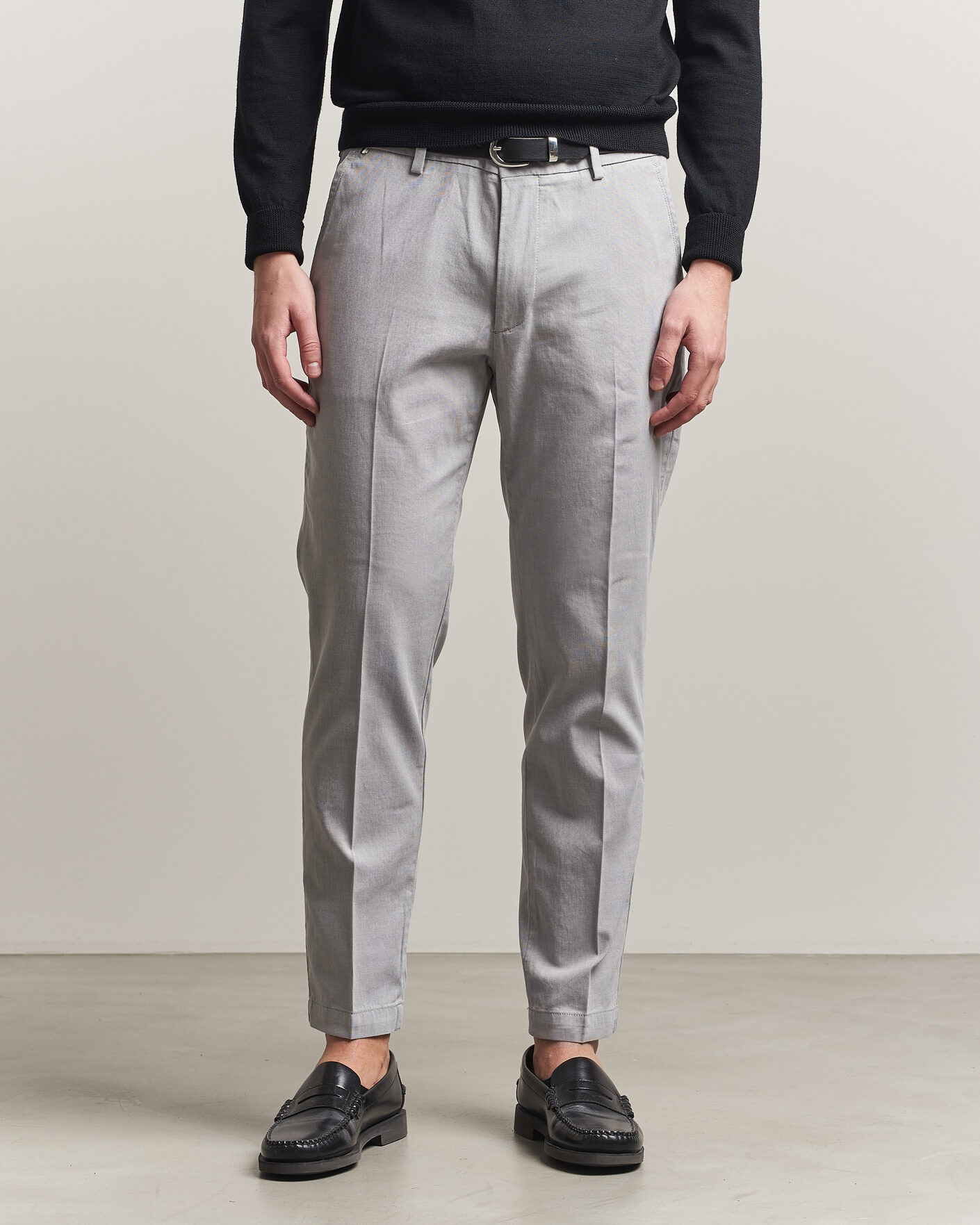 Hombres | Pantalones | BOSS BLACK | Kaiton Structured Chinos Silver