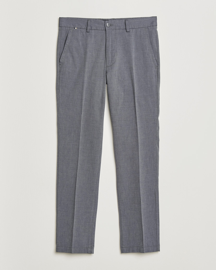 Hombres | Pantalones | BOSS BLACK | Kaiton Structured Chinos Dark Blue