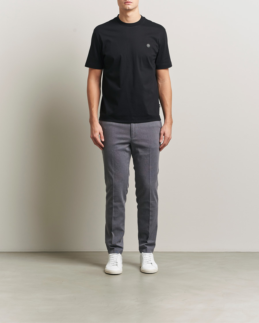 Hombres | Pantalones | BOSS BLACK | Kaiton Structured Chinos Dark Blue