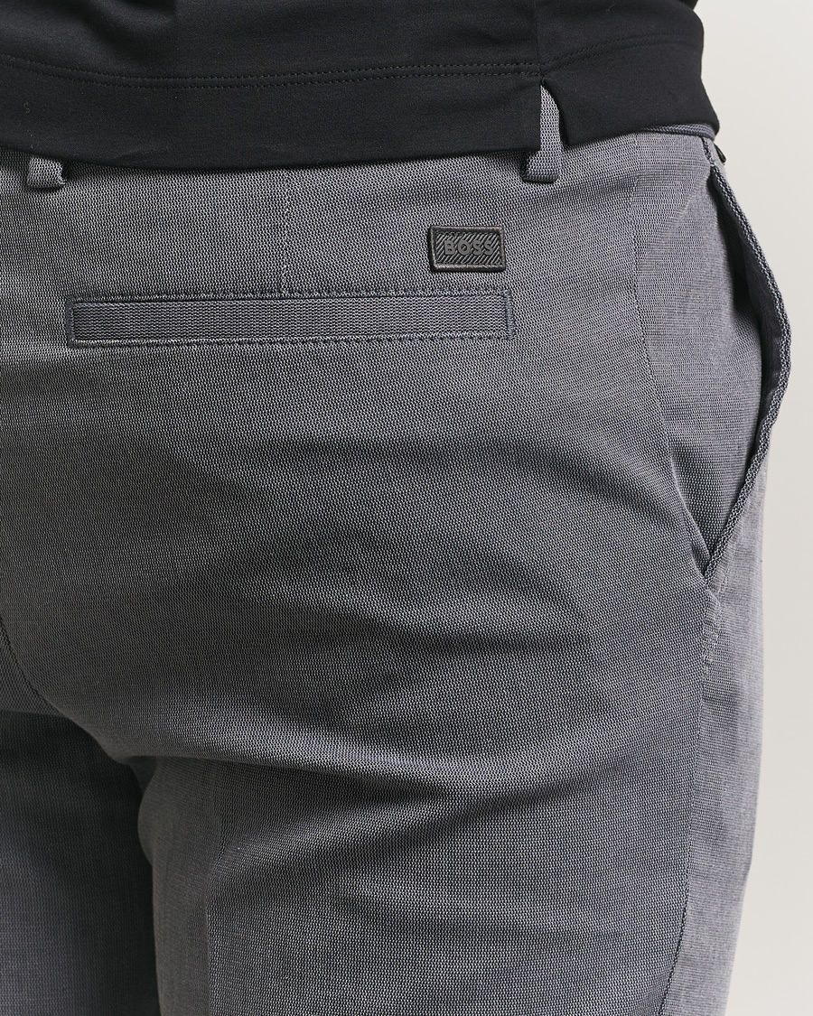 Hombres | Pantalones | BOSS BLACK | Kaiton Structured Chinos Dark Blue