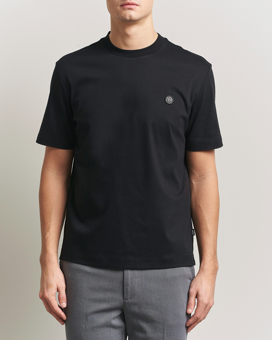 Hombres | Camisetas | BOSS BLACK | Taut Regular Fit T-Shirt Black