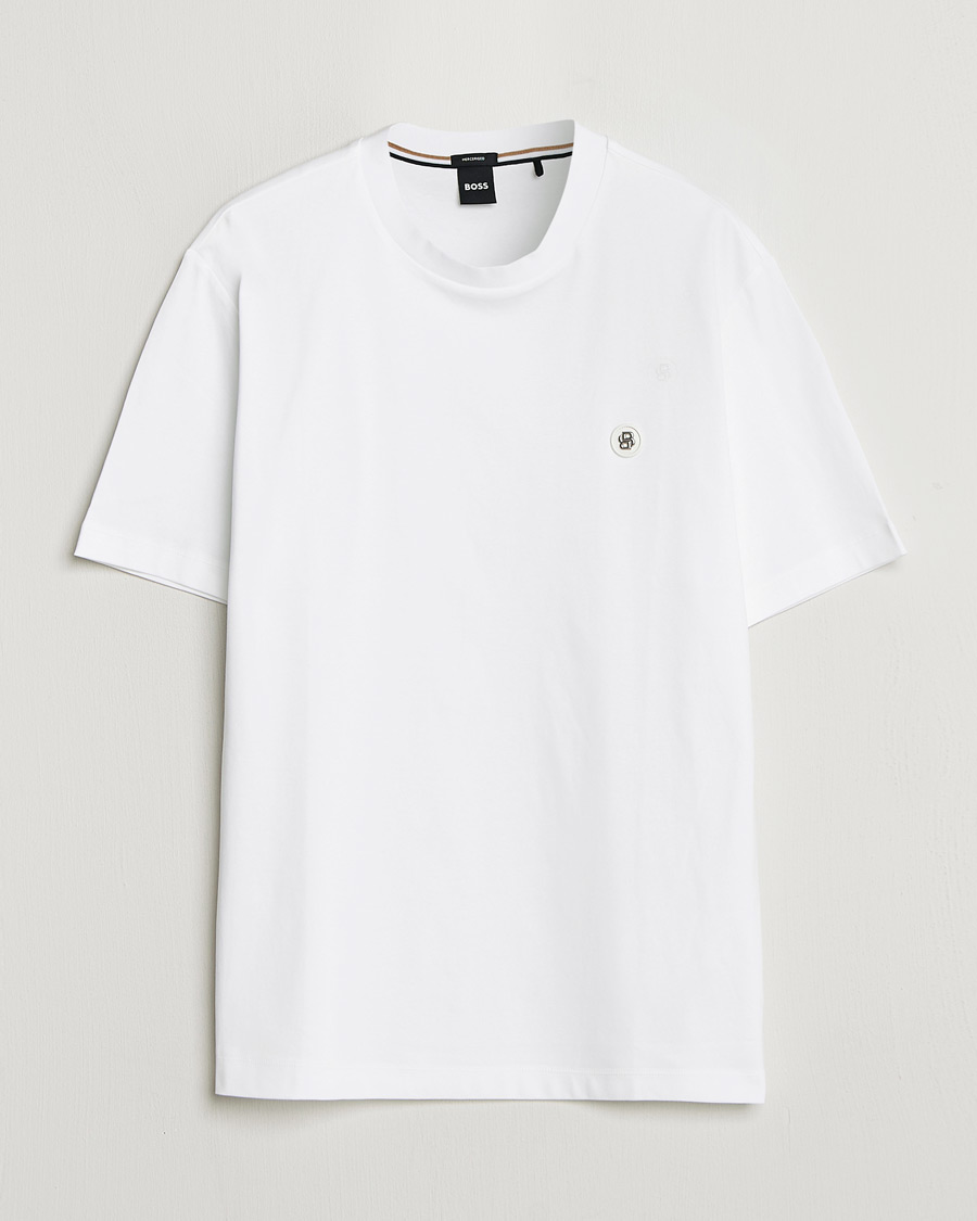 Hombres | Camisetas | BOSS BLACK | Taut Regular Fit T-Shirt White