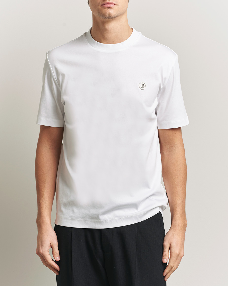 Hombres | Camisetas | BOSS BLACK | Taut Regular Fit T-Shirt White