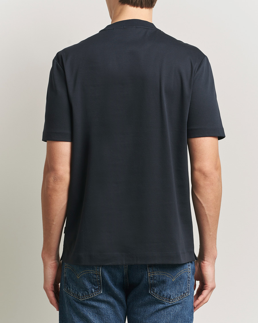 Hombres | Camisetas | BOSS BLACK | Taut Regular Fit T-Shirt Dark Blue