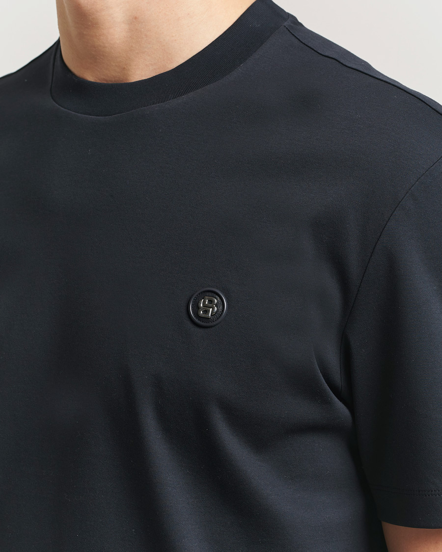 Hombres | Camisetas | BOSS BLACK | Taut Regular Fit T-Shirt Dark Blue