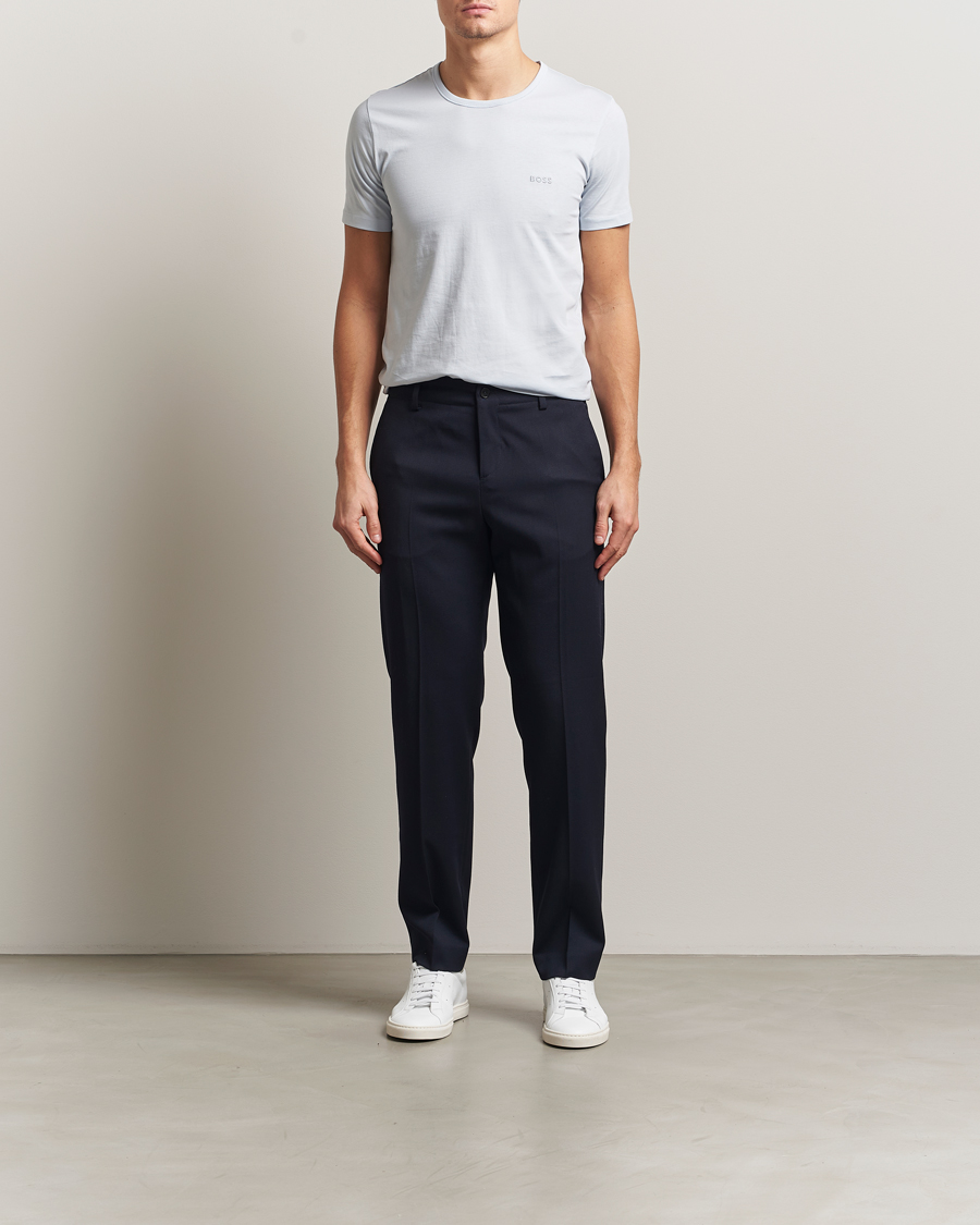 Hombres | Camisetas | BOSS BLACK | 3-Pack Crew Neck T-Shirt Green/Blue/Navy