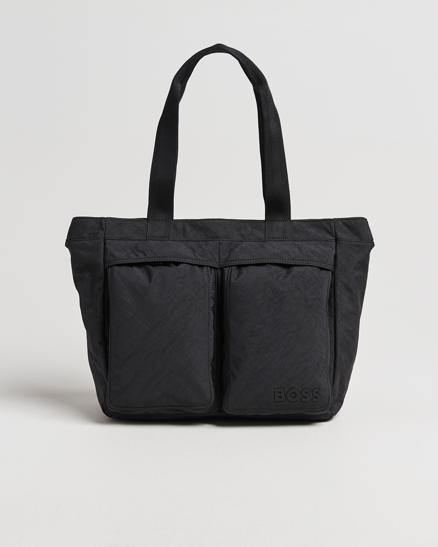 Hombres | Bolsos | BOSS BLACK | Catch Nylon Tote Bag Black