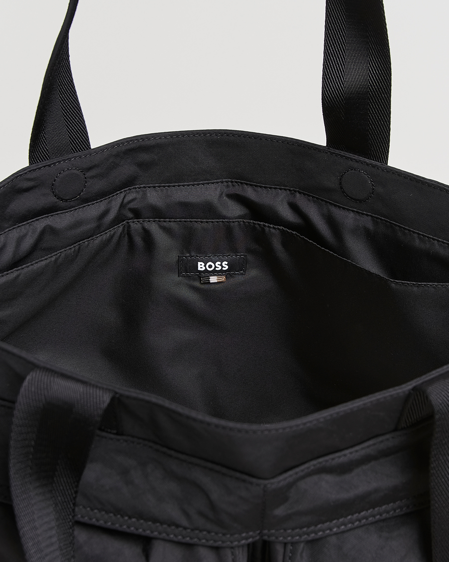 Hombres | Bolsos | BOSS BLACK | Catch Nylon Tote Bag Black