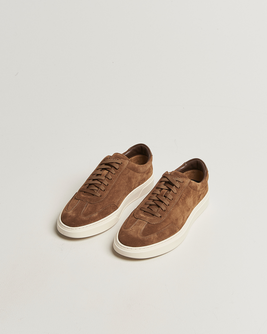 Hombres | Zapatillas | BOSS BLACK | Kieran Suede Sneaker Medium Beige
