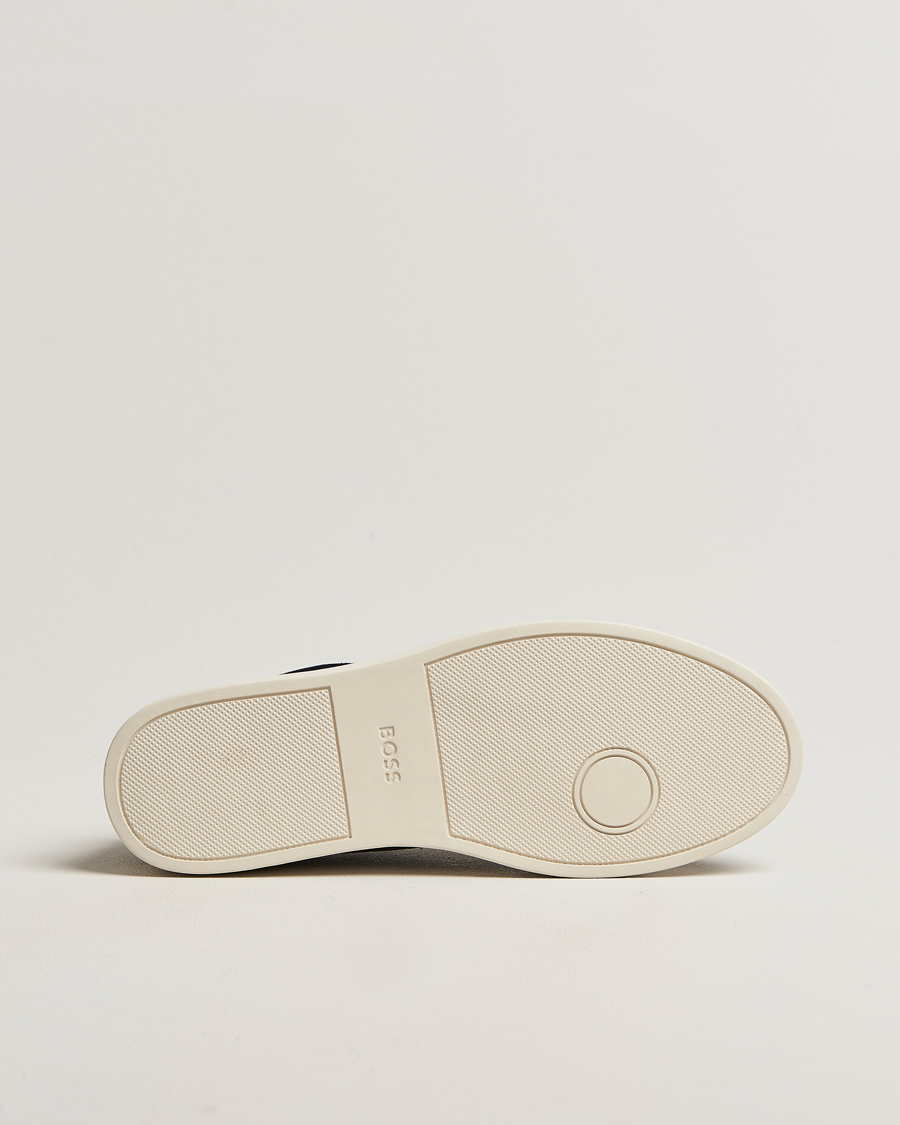 Hombres | Zapatillas | BOSS BLACK | Kieran Suede Sneaker Dark Blue