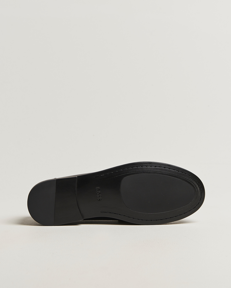 Hombres | Mocasines | BOSS BLACK | Tevan Leather Moccasin Black