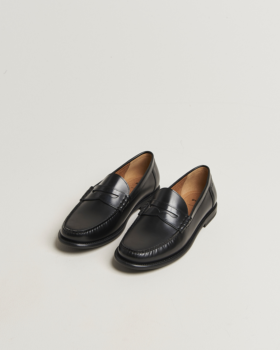 Hombres | Mocasines | BOSS BLACK | Tevan Leather Moccasin Black