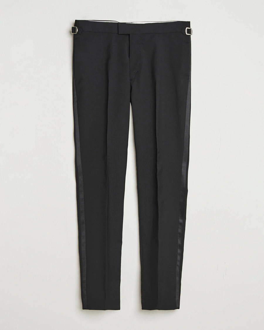Hombres | Pantalones | Tiger of Sweden | Tenuta Tuxedo Trousers Black