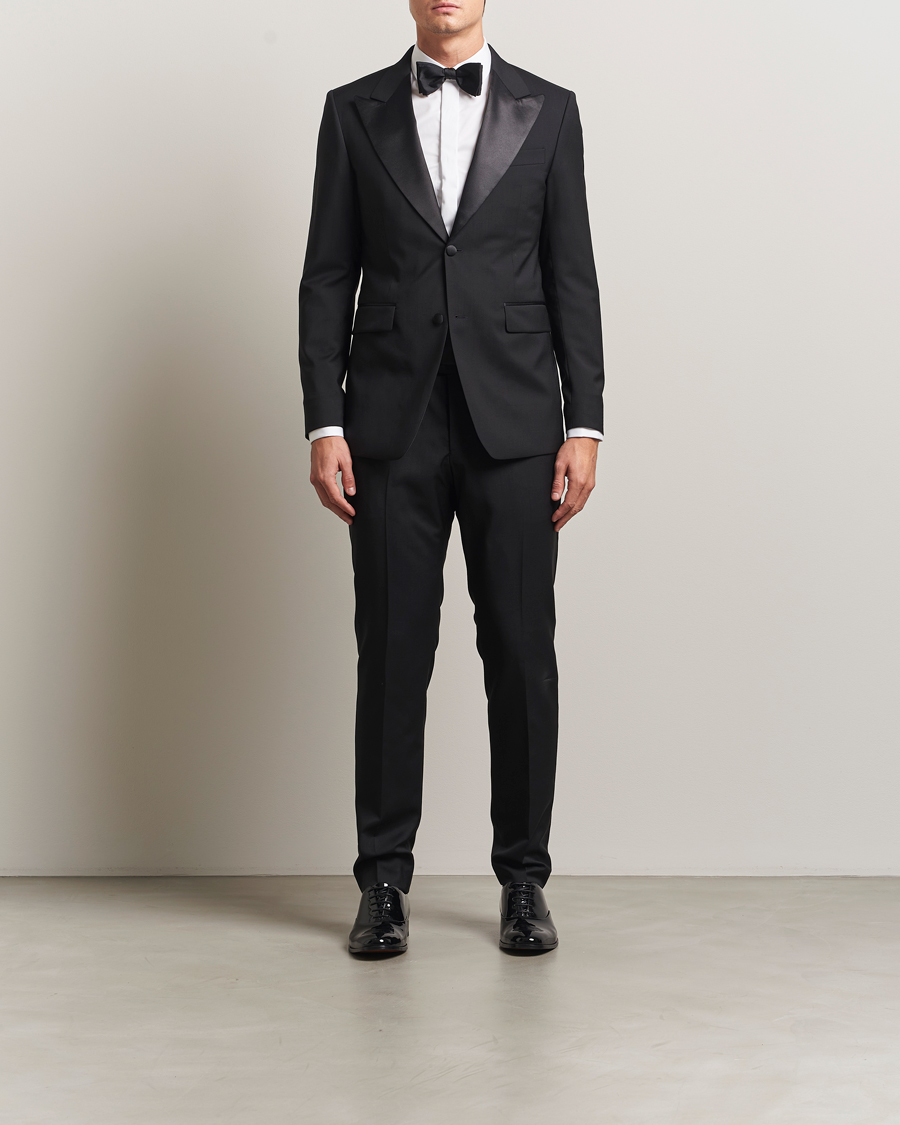 Hombres | Pantalones | Tiger of Sweden | Tenuta Tuxedo Trousers Black