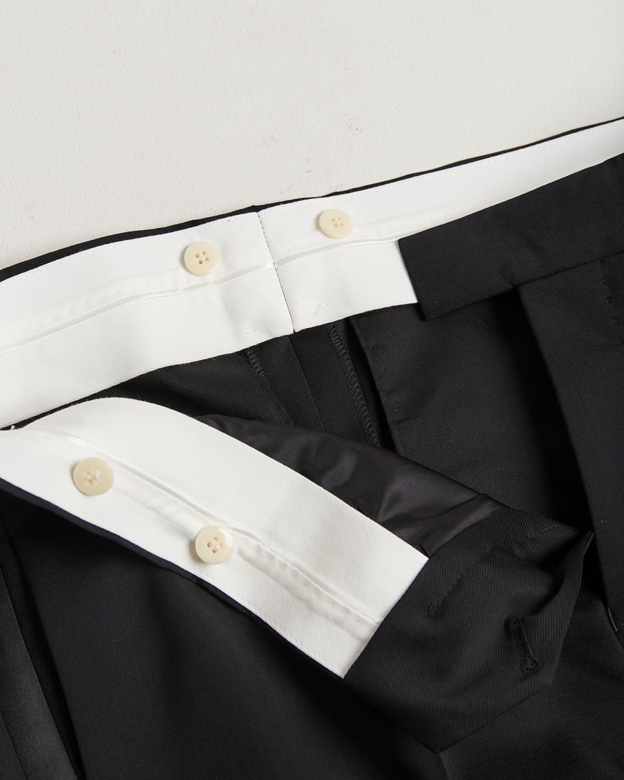 Hombres | Pantalones | Tiger of Sweden | Tenuta Tuxedo Trousers Black