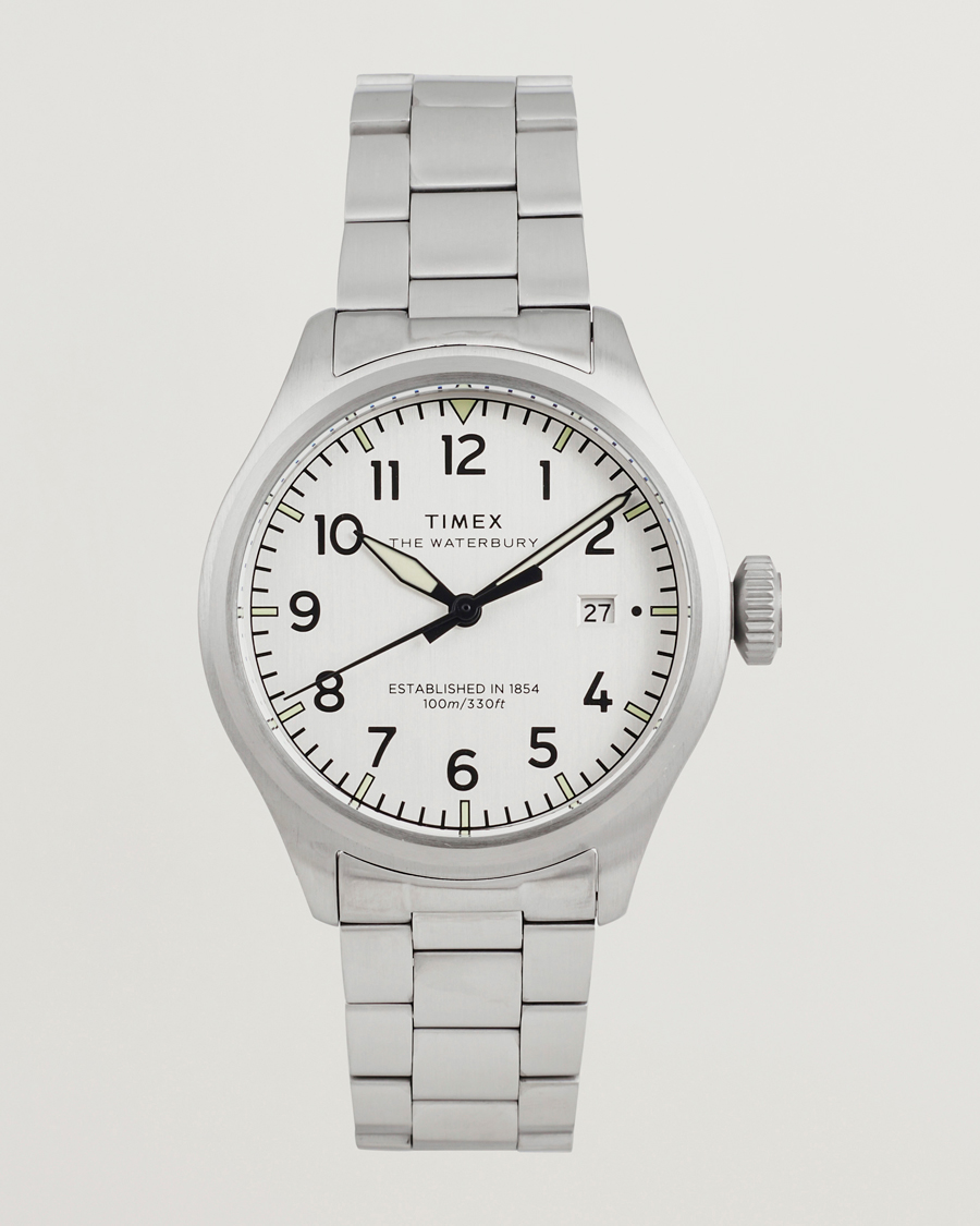 Hombres | Timex Waterbury Ace 3-Hand 41mm Silver Dial | Timex | Waterbury Ace 3-Hand 41mm Silver Dial