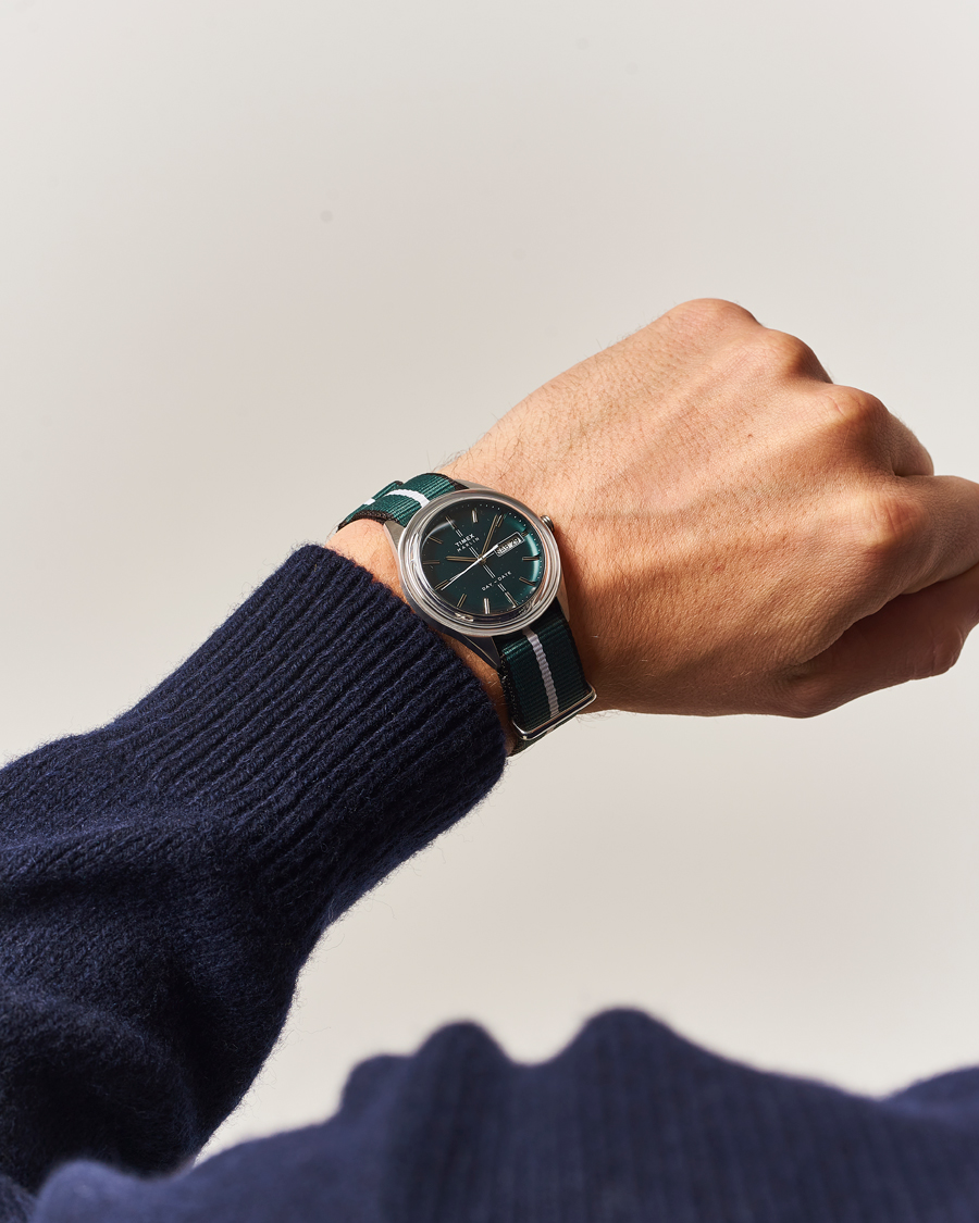 Hombres | Timex Marlin Jet 3-Hand Quartz 39mm Green Dial | Timex | Marlin Jet 3-Hand Quartz 39mm Green Dial