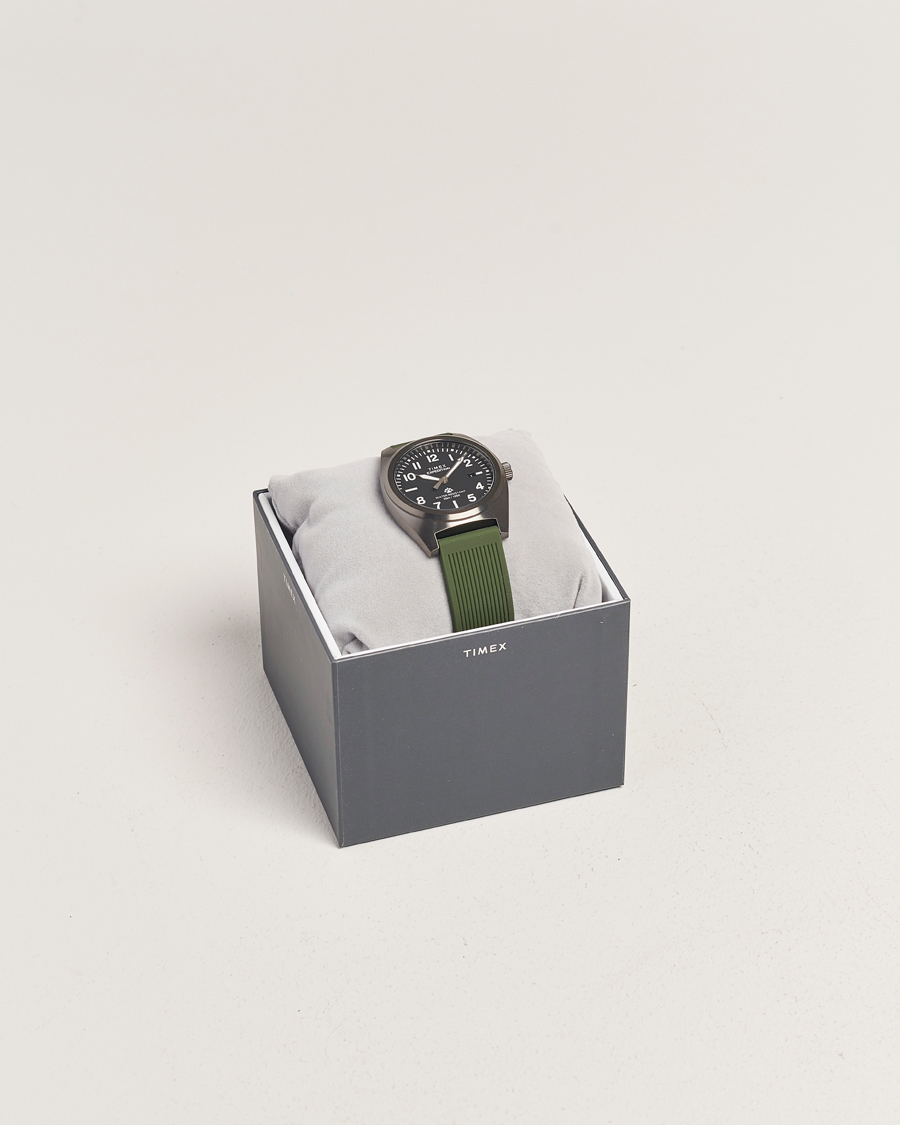 Hombres | Timex Expedition Capstone Silicone Strap 39mm Black Dial | Timex | Expedition Capstone Silicone Strap 39mm Black Dial