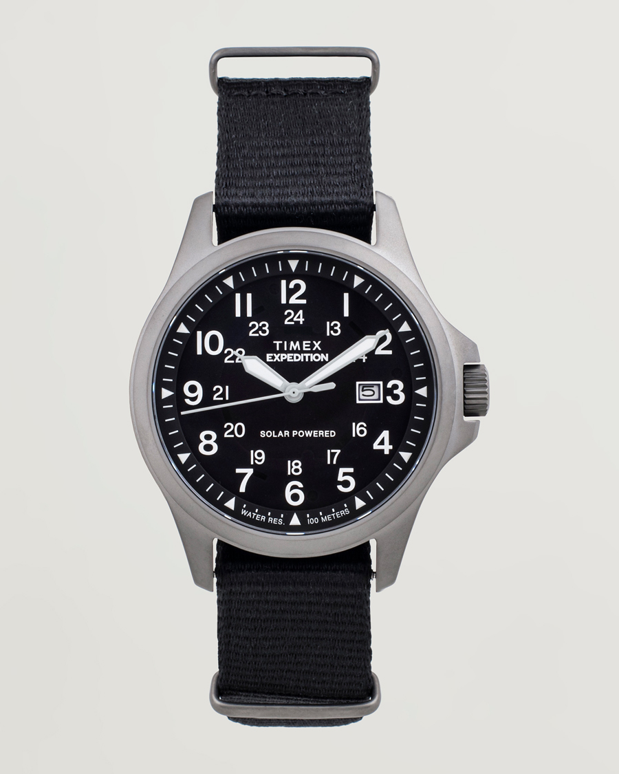 Hombres | Timex Expedition Field Post Solar rPET Strap 36mm Black Dial | Timex | Expedition Field Post Solar rPET Strap 36mm Black Dial