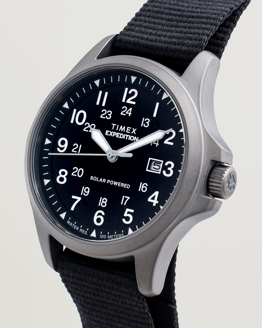 Hombres | Timex Expedition Field Post Solar rPET Strap 36mm Black Dial | Timex | Expedition Field Post Solar rPET Strap 36mm Black Dial