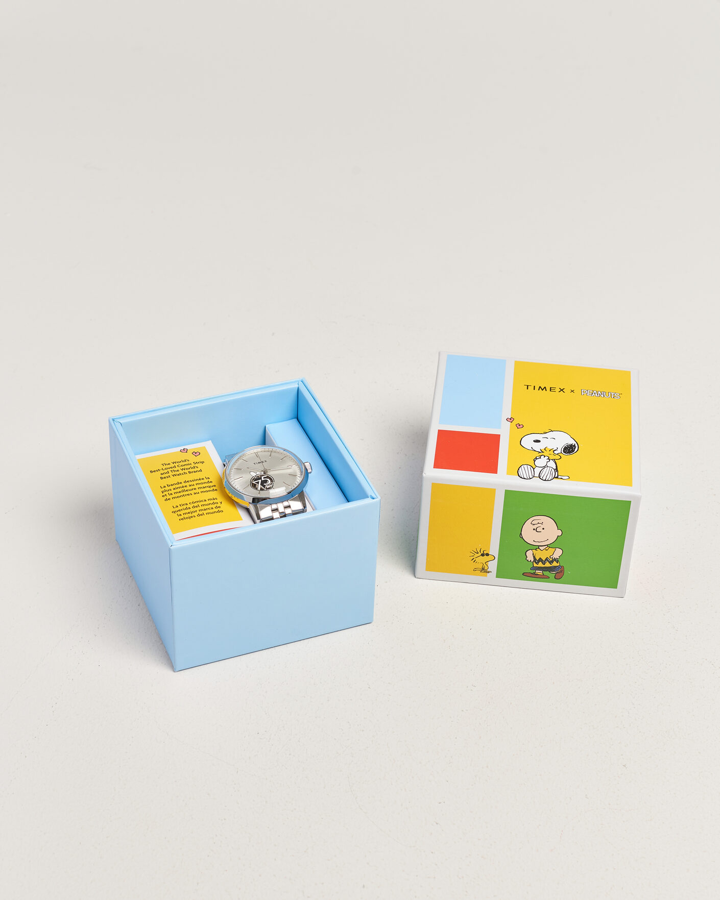 Hombres | Timex Timex X Peanuts Snoopy Marlin Automatic 40mm Silver | Timex | X Peanuts Snoopy Marlin Automatic 40mm Silver