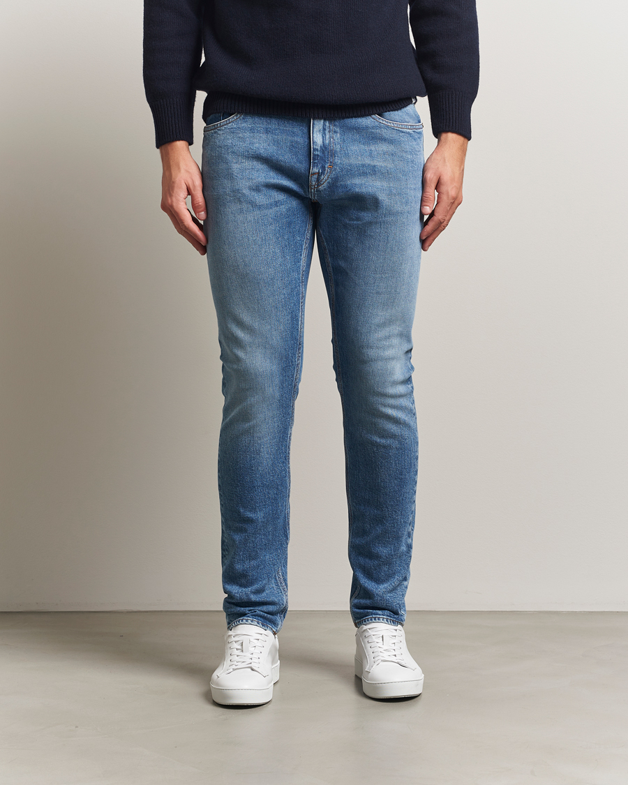 Hombres | Pantalones | Tiger of Sweden | Pistolero Jeans Medium Blue