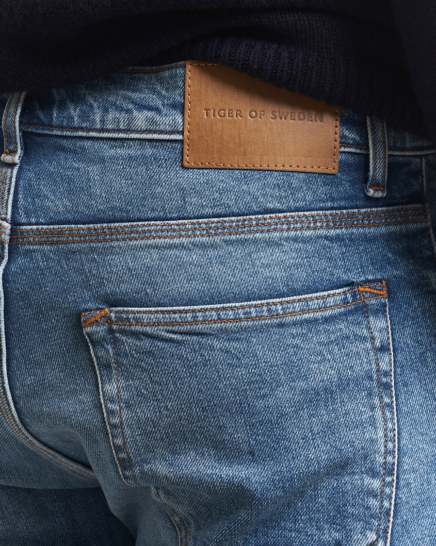 Hombres | Pantalones | Tiger of Sweden | Pistolero Jeans Medium Blue