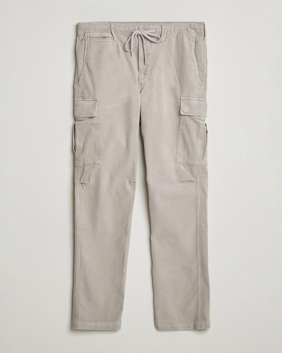 Hombres | Pantalones | Polo Ralph Lauren | Corduroy Cargo Pants Grey Dawn