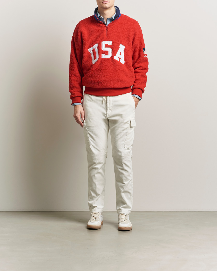 Hombres | Pantalones | Polo Ralph Lauren | Corduroy Cargo Pants Antique Cream