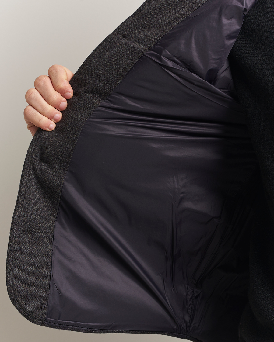 Hombres | Chalecos | Polo Ralph Lauren | Knitted Herringbone Vest Dark Charcoal Heather