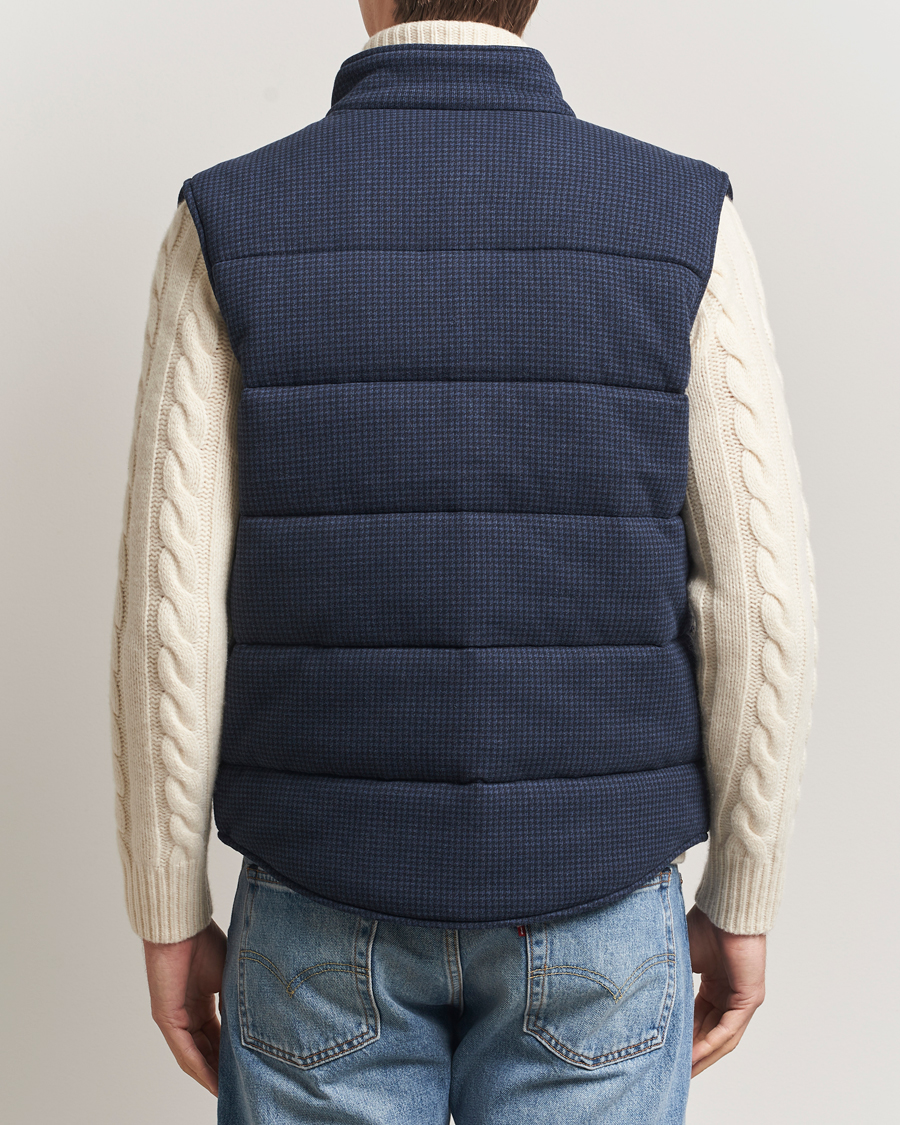Hombres | Chalecos | Polo Ralph Lauren | Knitted Dogtooth Vest Winter Navy Heather