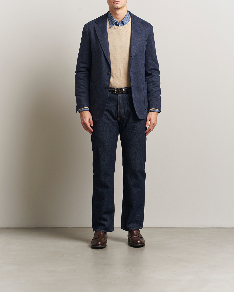 Hombres | Blazers | Polo Ralph Lauren | Herringbone Single Breasted Sportcoat Navy Multi